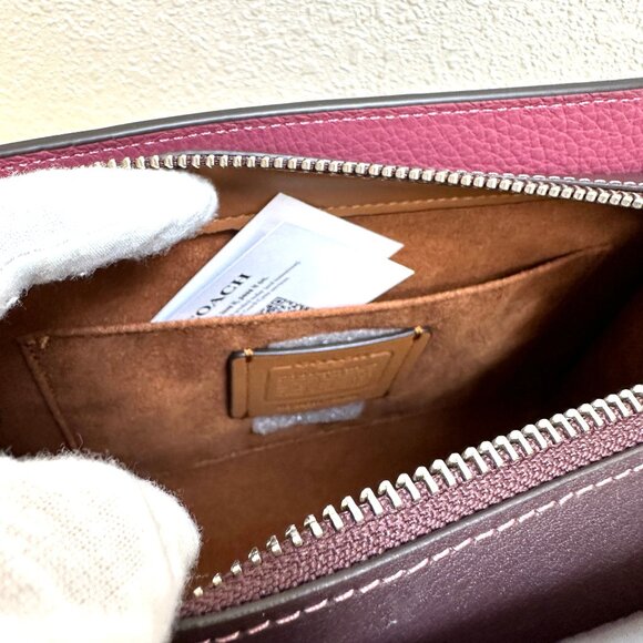 Coach Grace Carryall CJ634 Colorblock Sign Canvas Raspberry/Multi, Xbody - NWOT - Picture 10 of 13